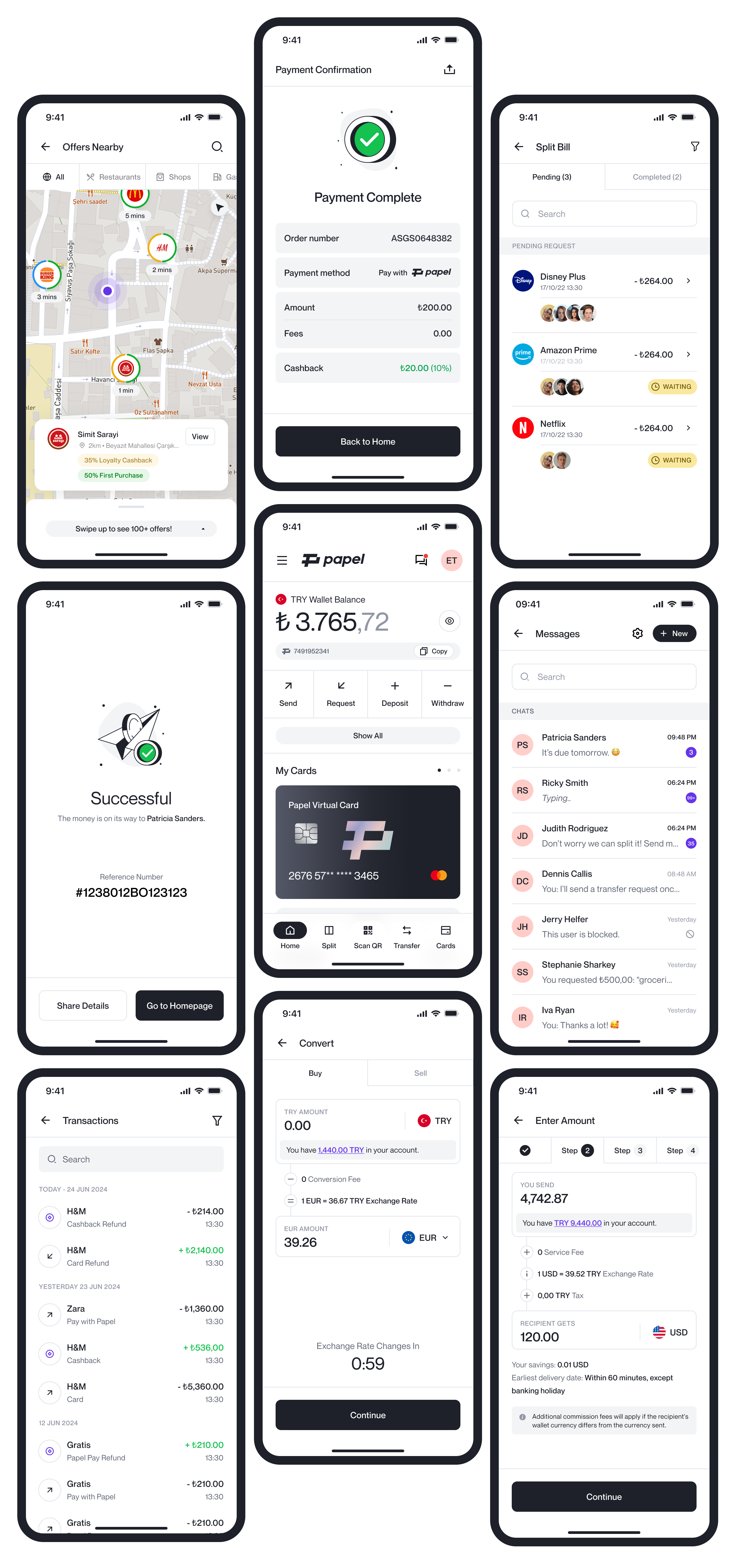 Papeets Android App PAPEL Wallet App – Hi there!